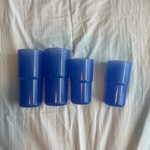 Tupperware Blue Tumblers Set